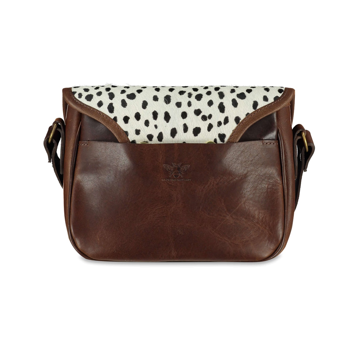 Rosalind Saddle Bag - Dalmatian Print - Will Bees Bespoke