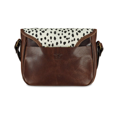 Rosalind Saddle Bag - Dalmatian Print - Will Bees Bespoke