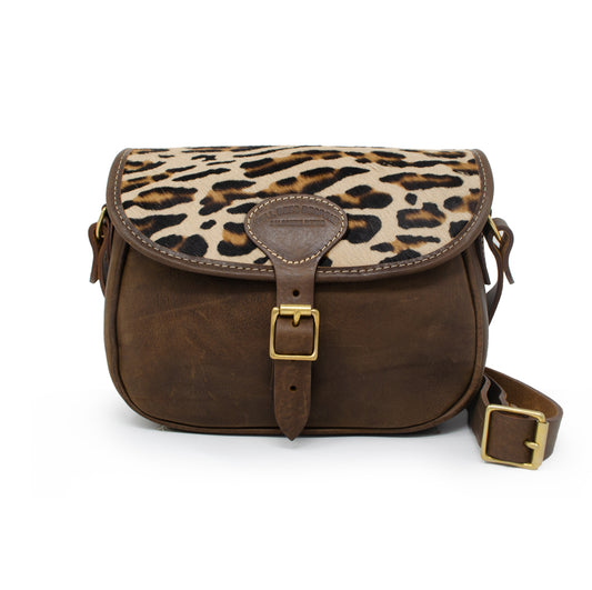 Rosalind Saddle Bag - Leopard Print - Will Bees Bespoke