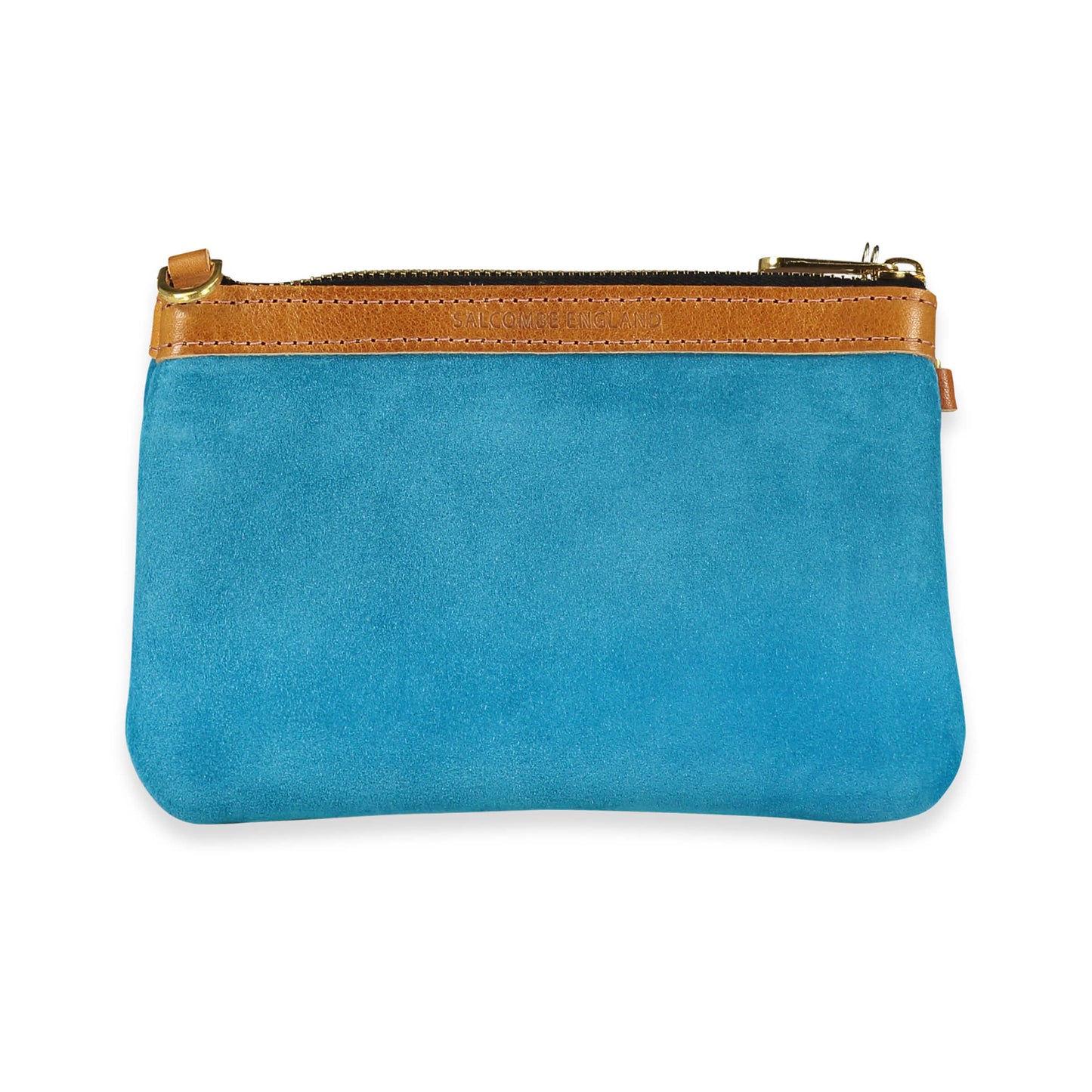 Mini Diana 2 in 1 Clutch - Turquoise Suede - Will Bees Bespoke