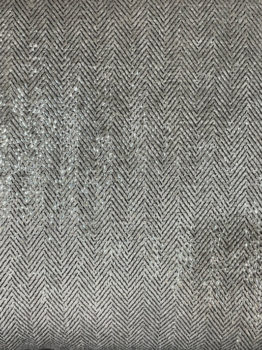 Diana 2 in 1 Clutch - Silver Herringbone Sparkle - Will Bees Bespoke