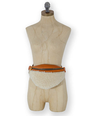 Bum Bag - Cream Sheepskin