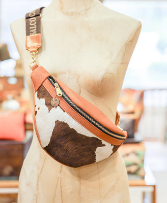 Bum Bag - Brown Cow Print