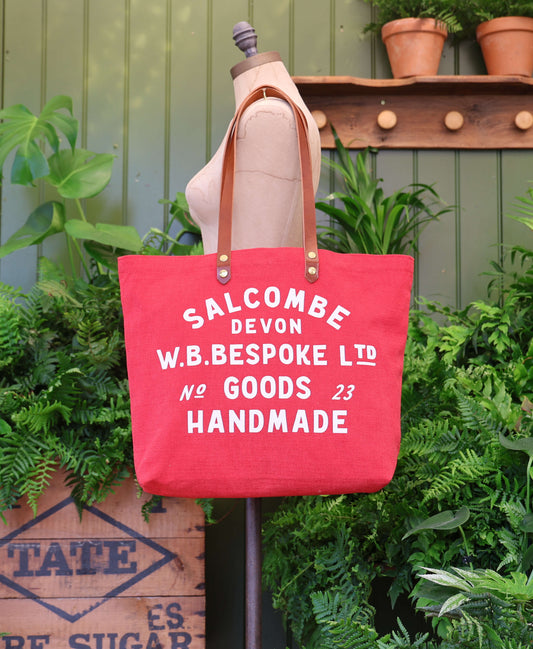 Canvas Tote - Red