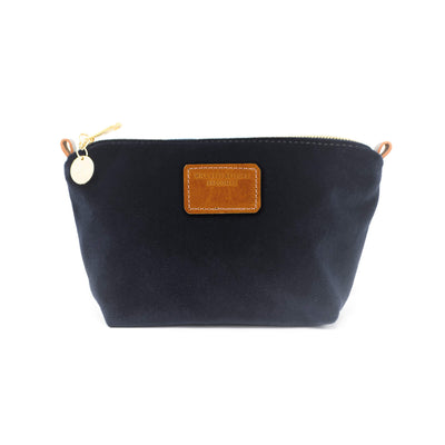 Velvet Make up Bag - Black