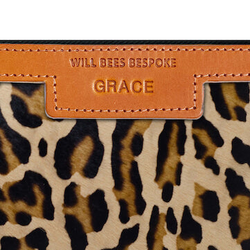 Mini Diana 2 in 1 Clutch - White Leopard