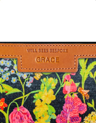 Diana 2 in 1 Clutch - Woven Meadow in Bramble