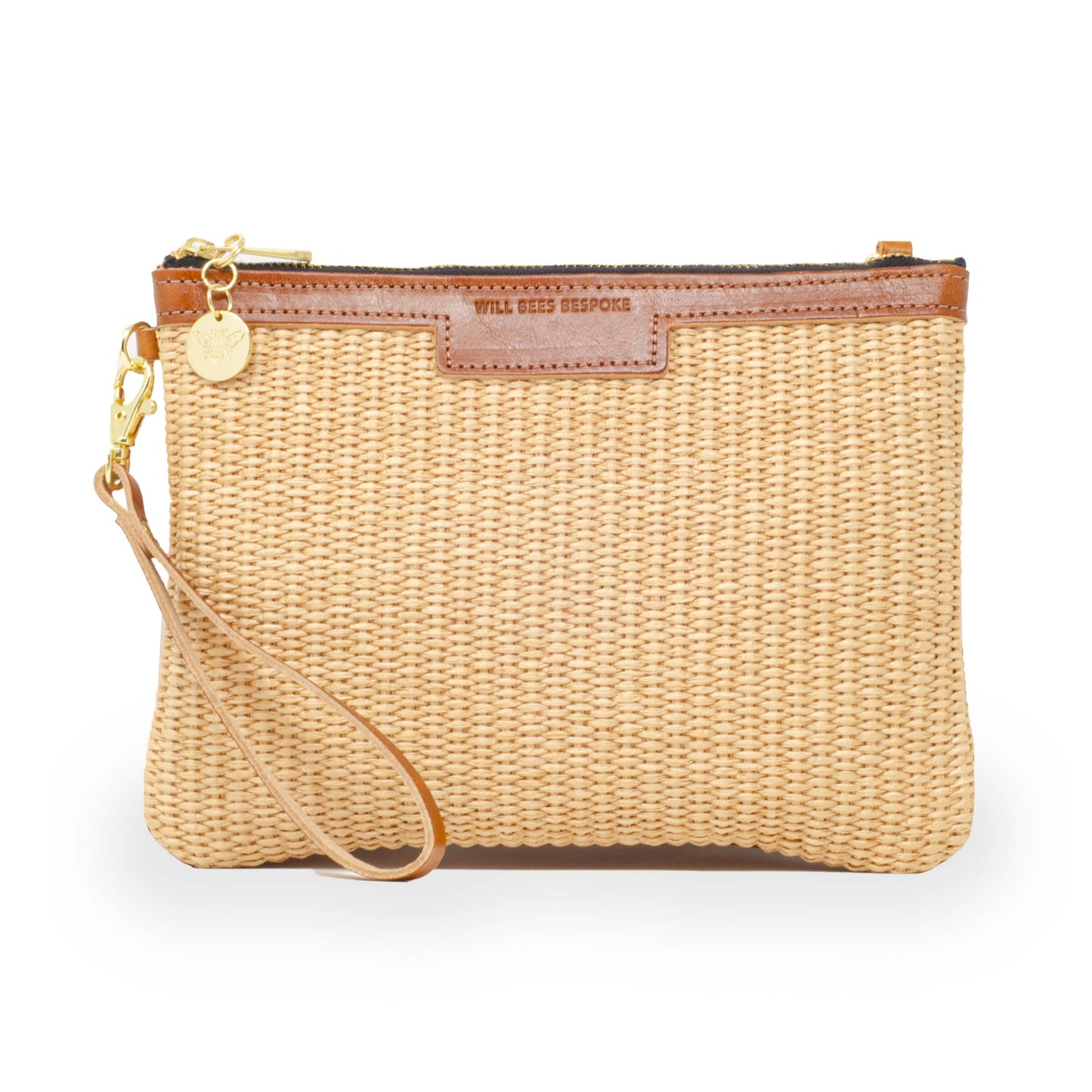 Diana 2 in 1 Clutch - Raffia in Natural