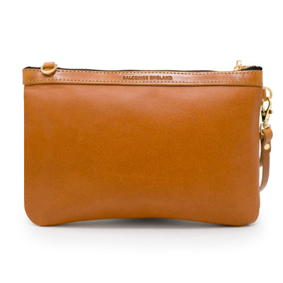 Diana 2 in 1 Clutch - White Leather - Will Bees Bespoke