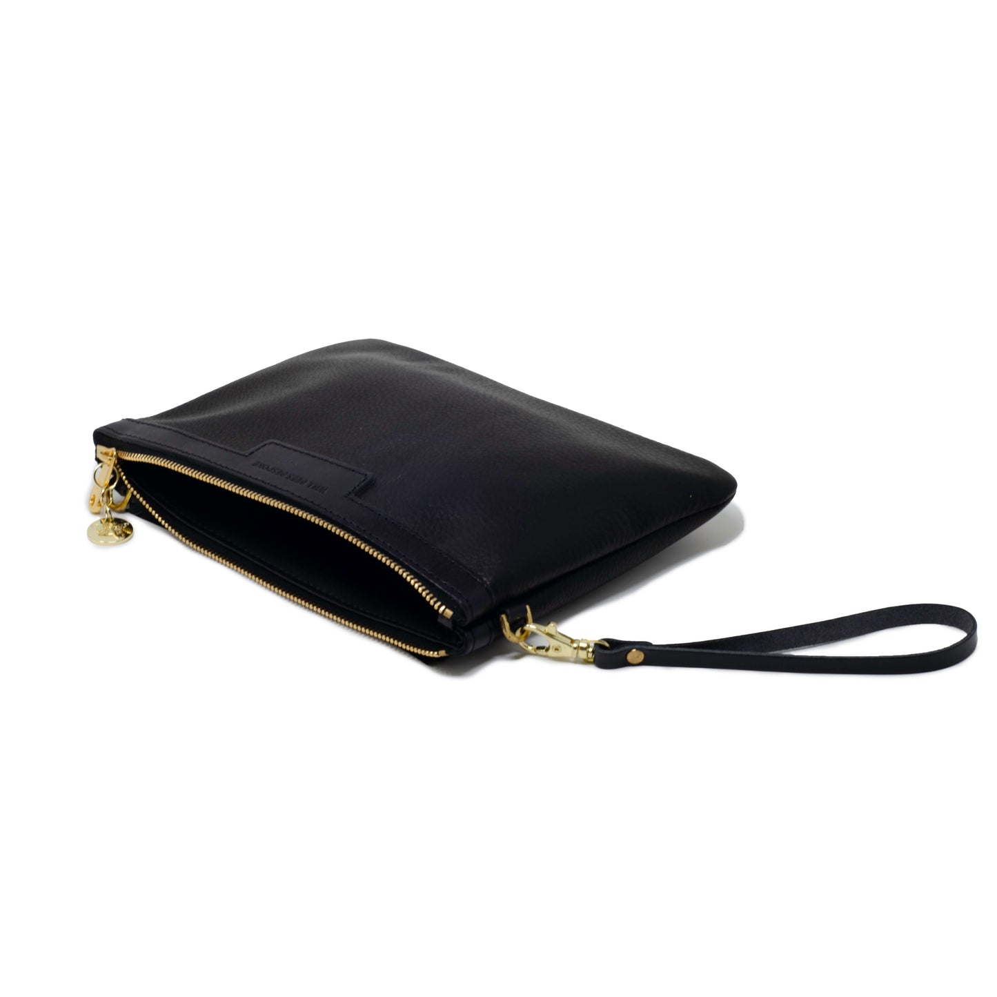 Diana 2 in 1 Clutch - Black Leather