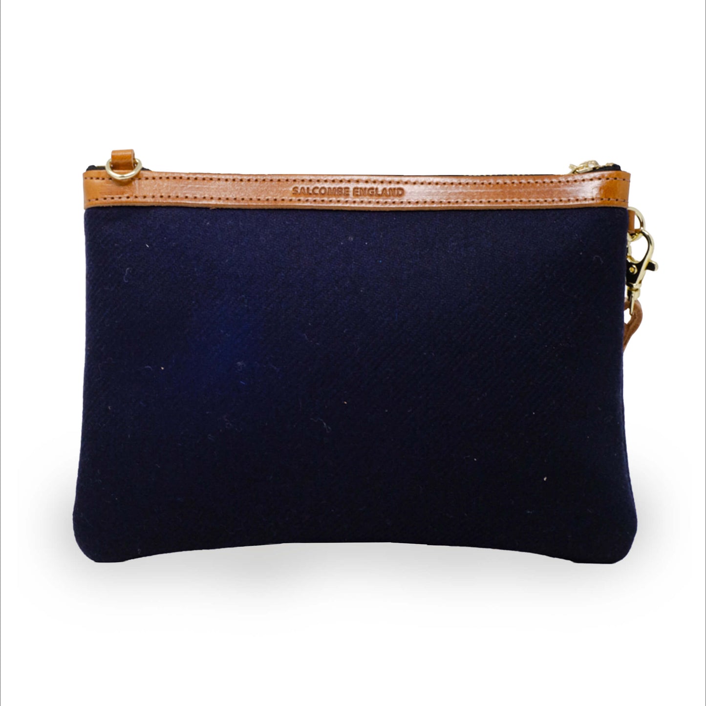 Diana 2 in 1 Clutch - Navy Wool