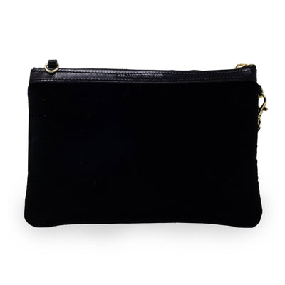 Diana 2 in 1 Clutch - Black Velvet