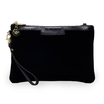 Diana 2 in 1 Clutch - Black Velvet