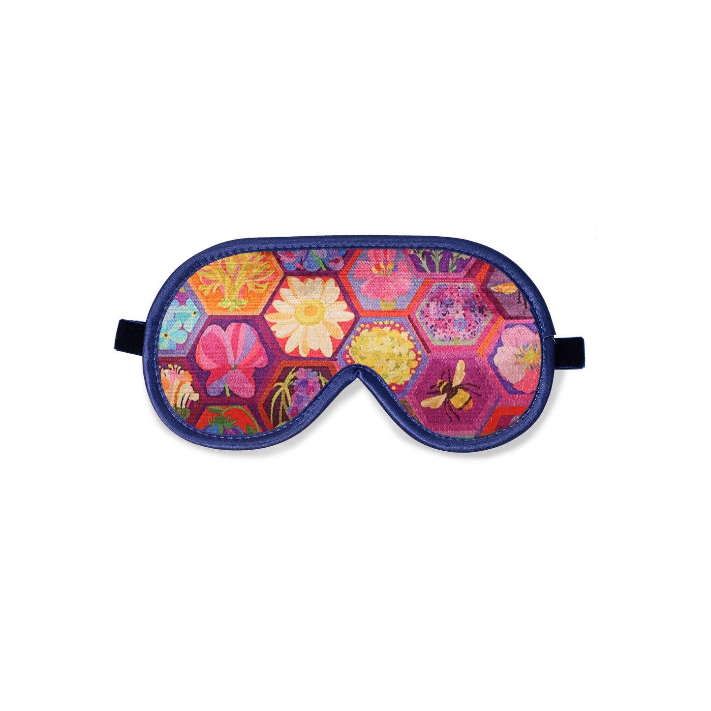 Eye Mask - Hexagon Hive in Rose - Will Bees Bespoke