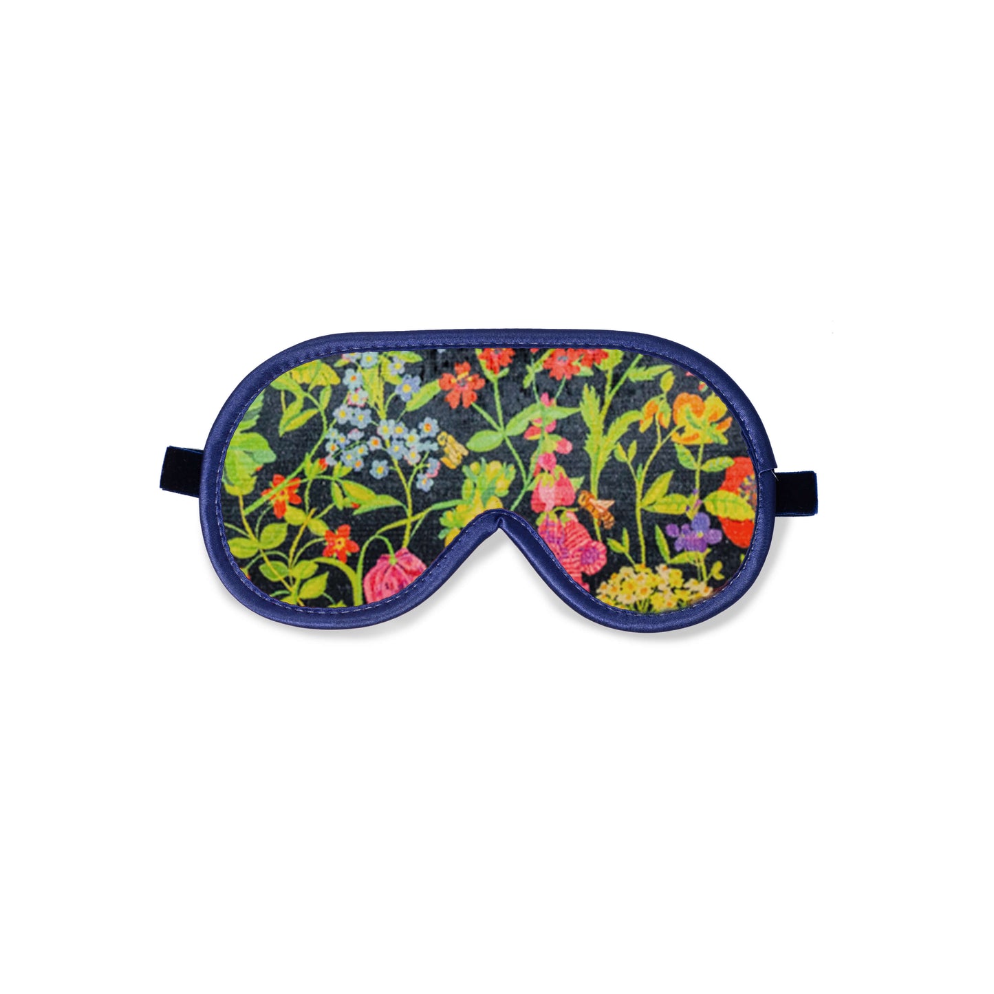 Eye Mask - Woven Meadow in Bramble - Will Bees Bespoke