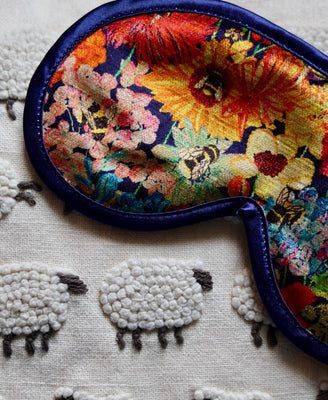 Eye Mask - Bumblebee Garden in Mini Midday Sun
