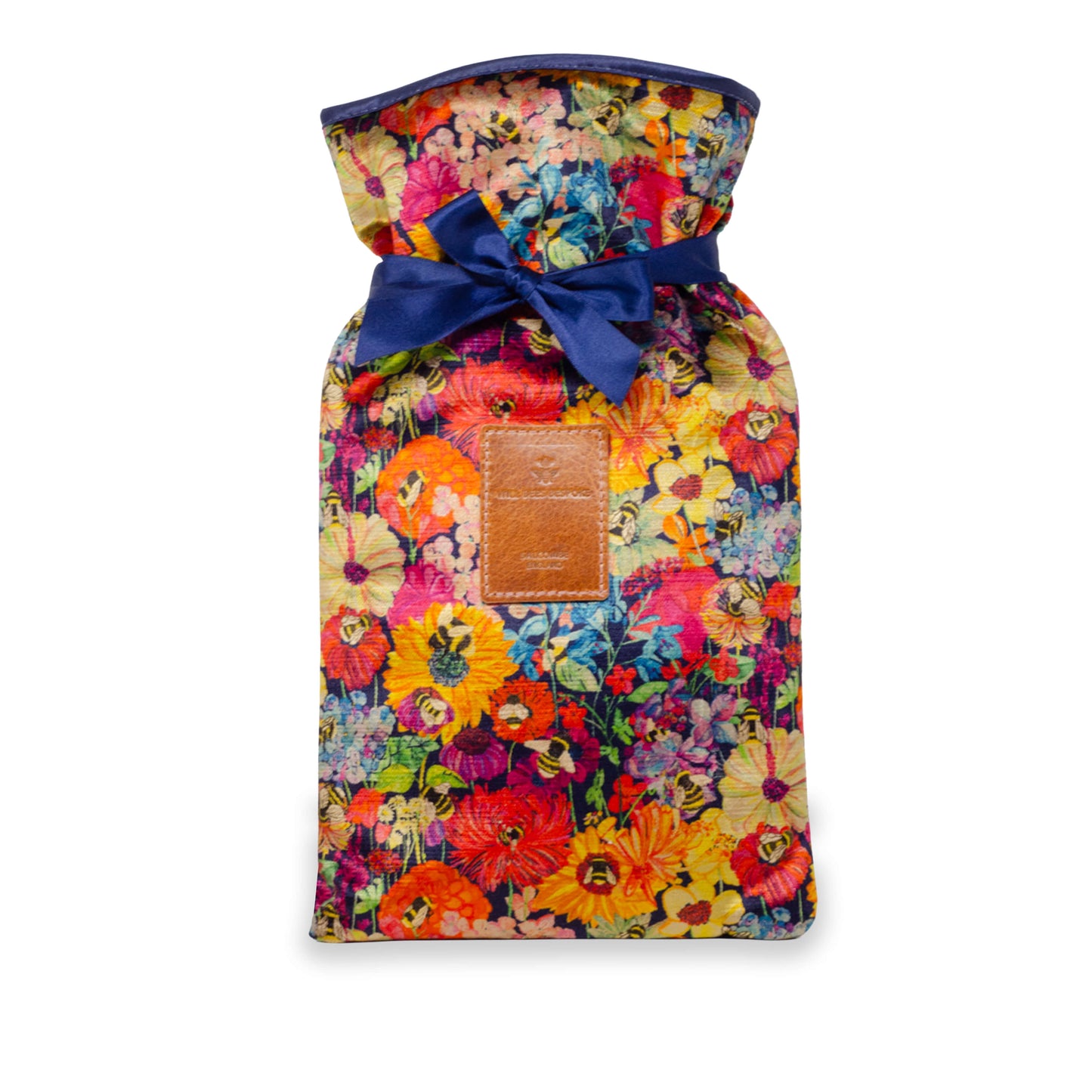 Hot Water Bottle & Cover - Bumblebee Garden in Mini Midday Sun - Will Bees Bespoke