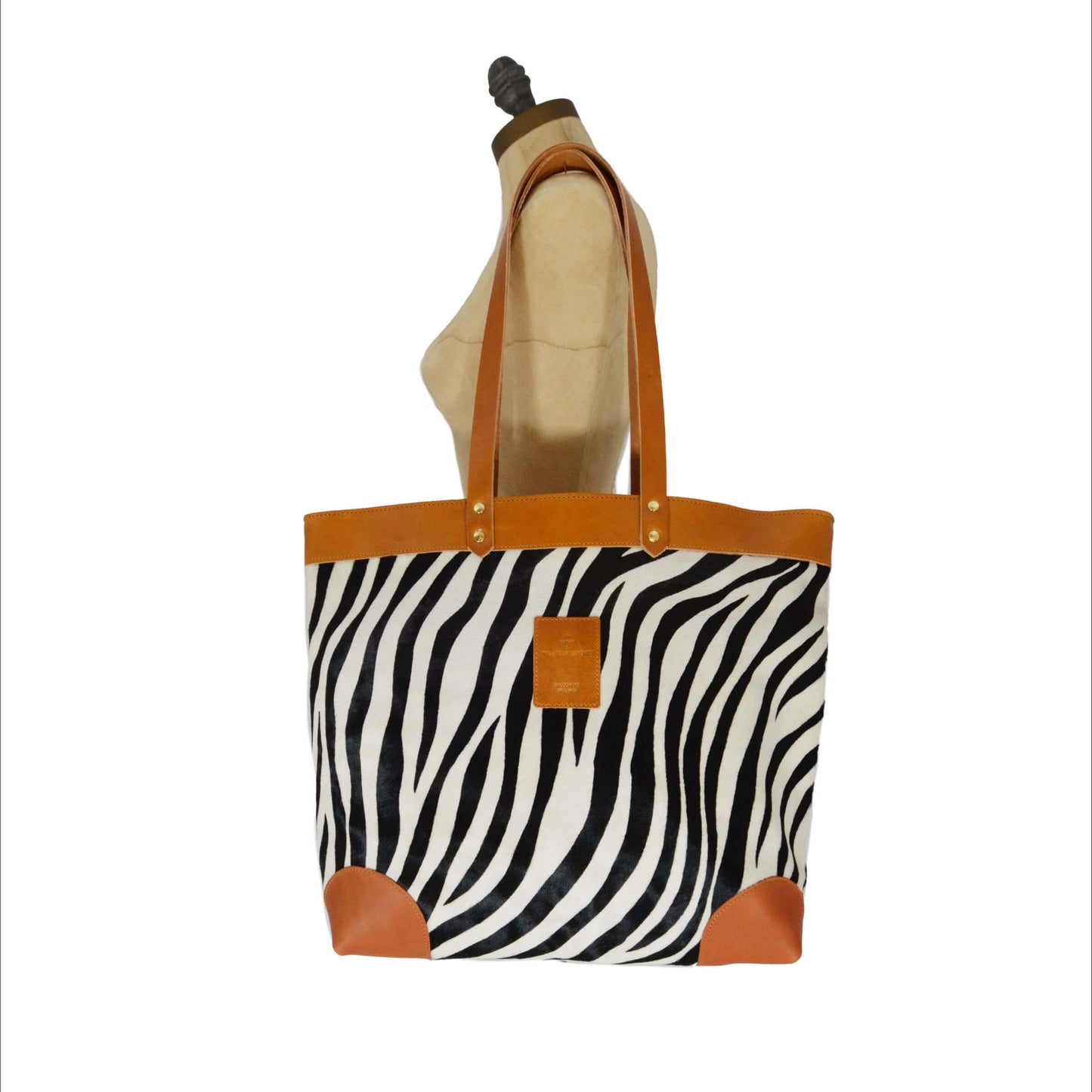 Large Tote - Zebra - Will Bees Bespoke