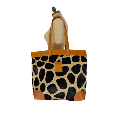 Large Tote - Giraffe Spot - Will Bees Bespoke