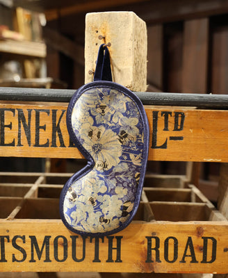 Eye Mask - Bumblebee Haven in Blue Sea - Will Bees Bespoke