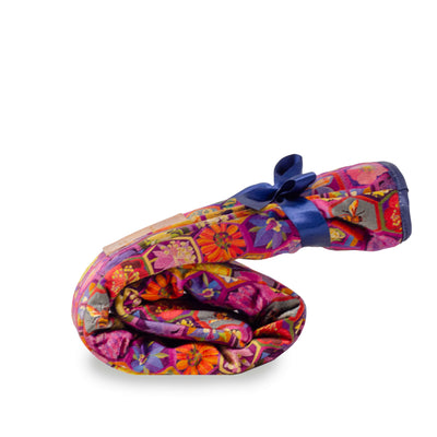 Long Hot Water Bottle & Cover - Hexagon Hive in Rose - Will Bees Bespoke