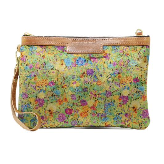 Diana 2 in 1 Clutch - Bee Meadow in Spring - Will Bees Bespoke