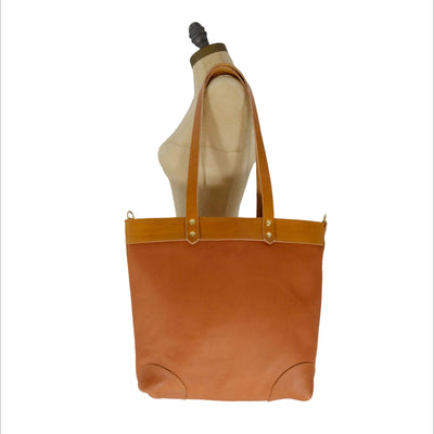 Medium Tote - Ecru Leather - Will Bees Bespoke