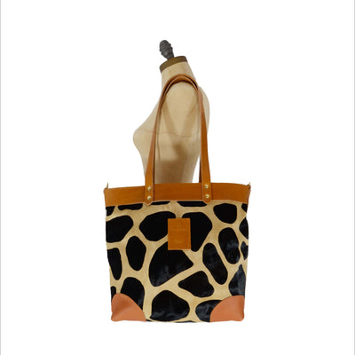 Medium Tote - Giraffe Spot - Will Bees Bespoke