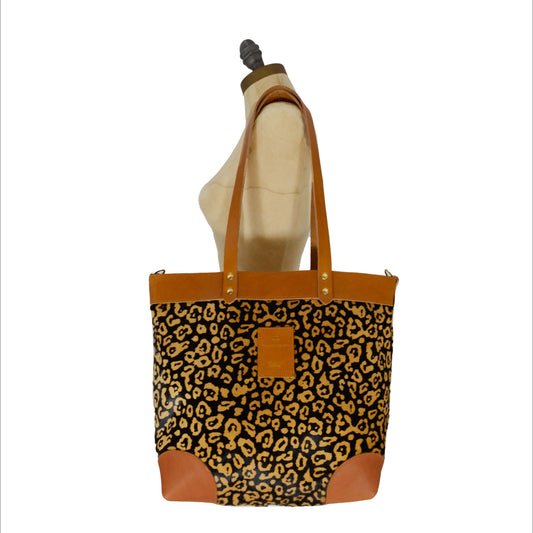 Medium Tote - Abstract Leopard - Will Bees Bespoke