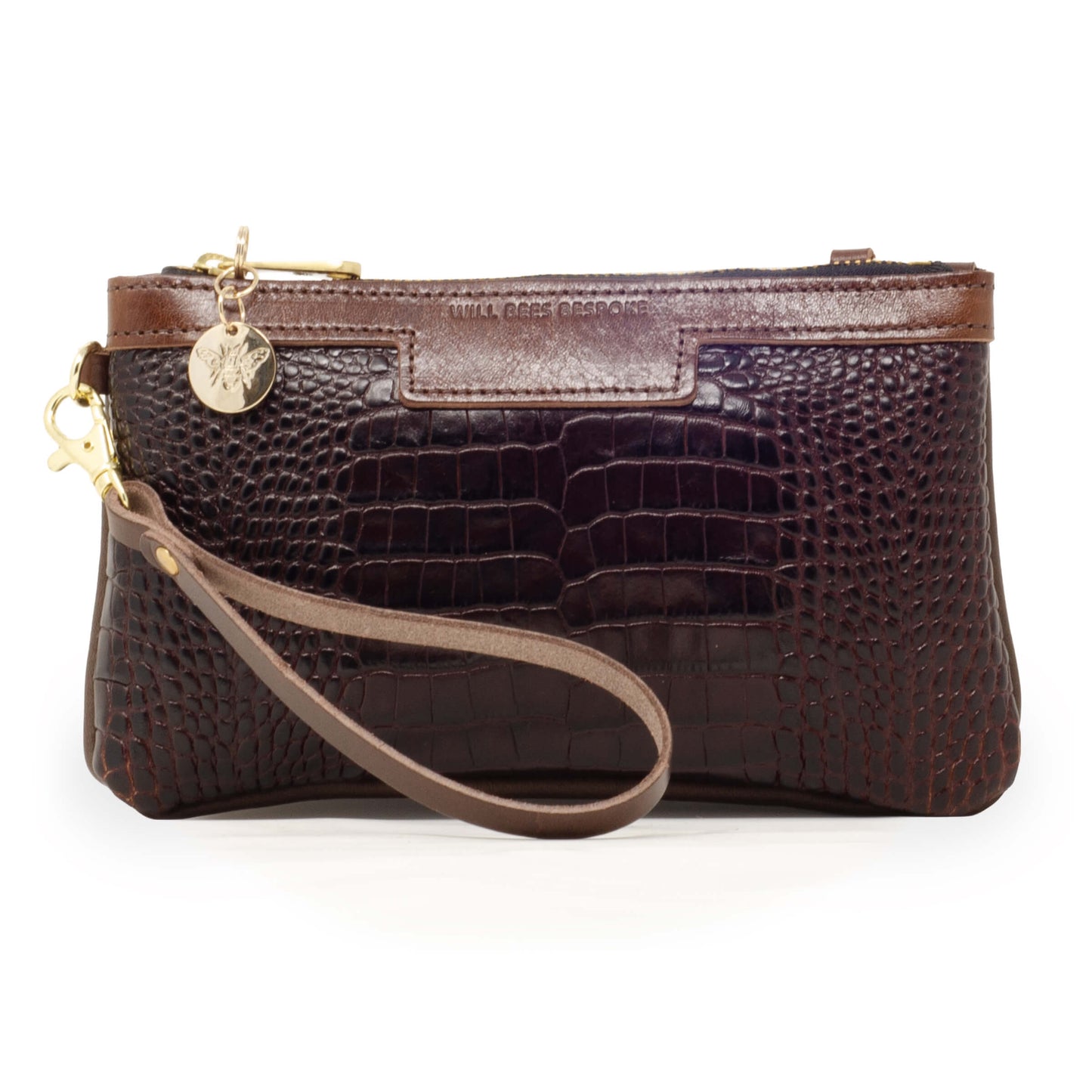 Mini Diana 2 in 1 Clutch - Brown Croc