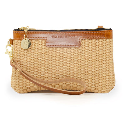 Mini Diana 2 in 1 Clutch - Raffia in Natural