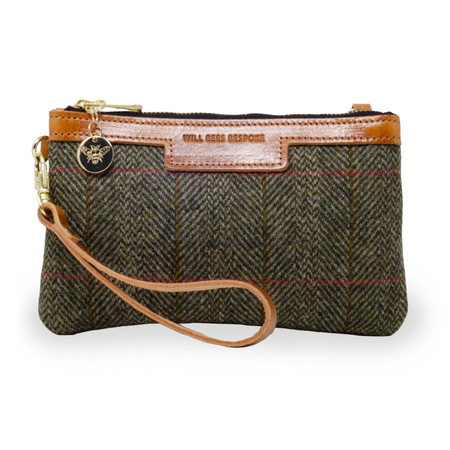 Mini Diana 2 in 1 Clutch - Green & Red Tweed Check