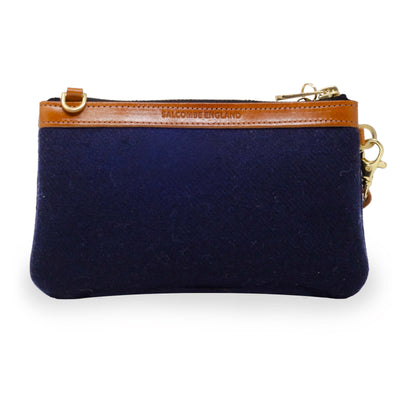 Mini Diana 2 in 1 Clutch - Navy Wool