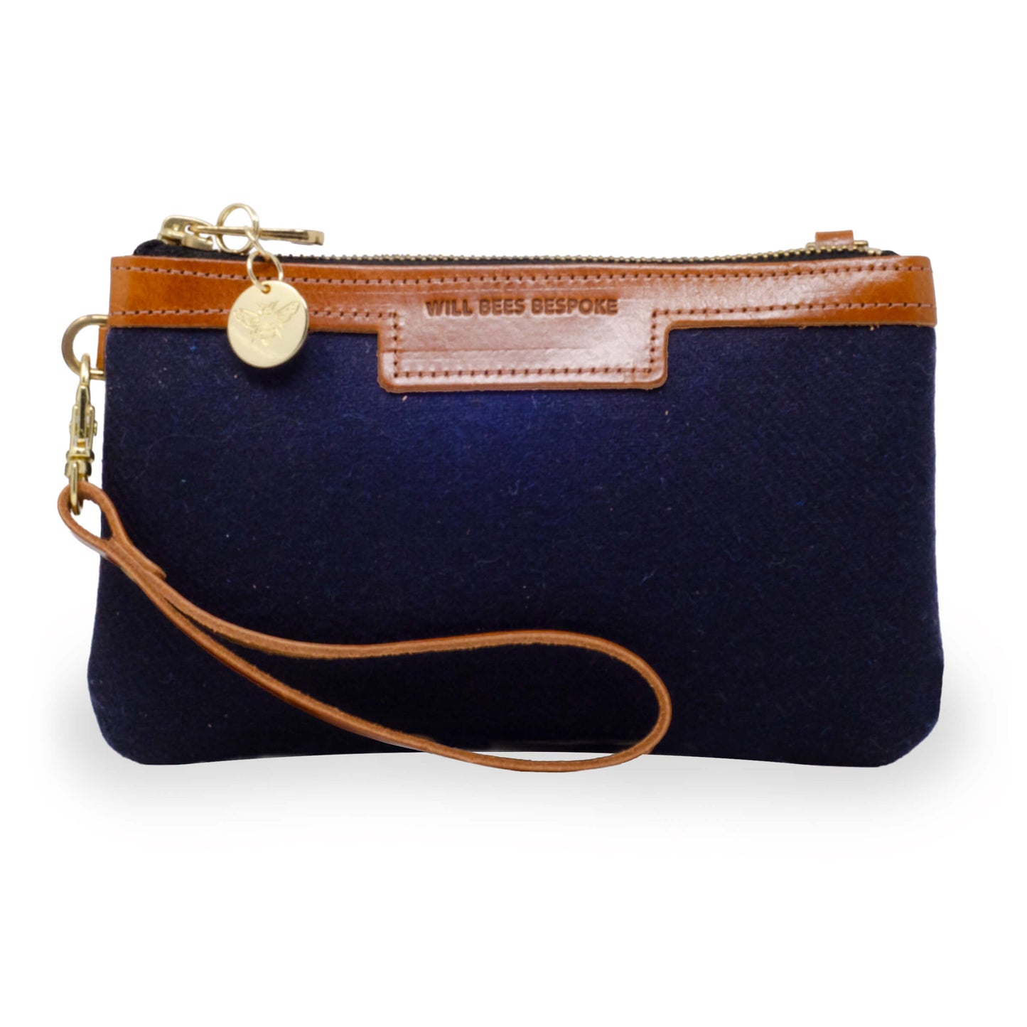 Mini Diana 2 in 1 Clutch - Navy Wool