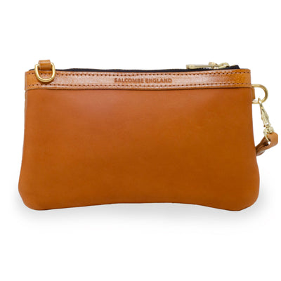 Mini Diana 2 in 1 Clutch - Matt Tan Croc - Will Bees Bespoke