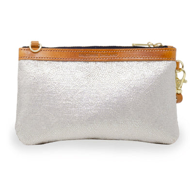 Mini Diana 2 in 1 Clutch - Cream Paisley Sparkle
