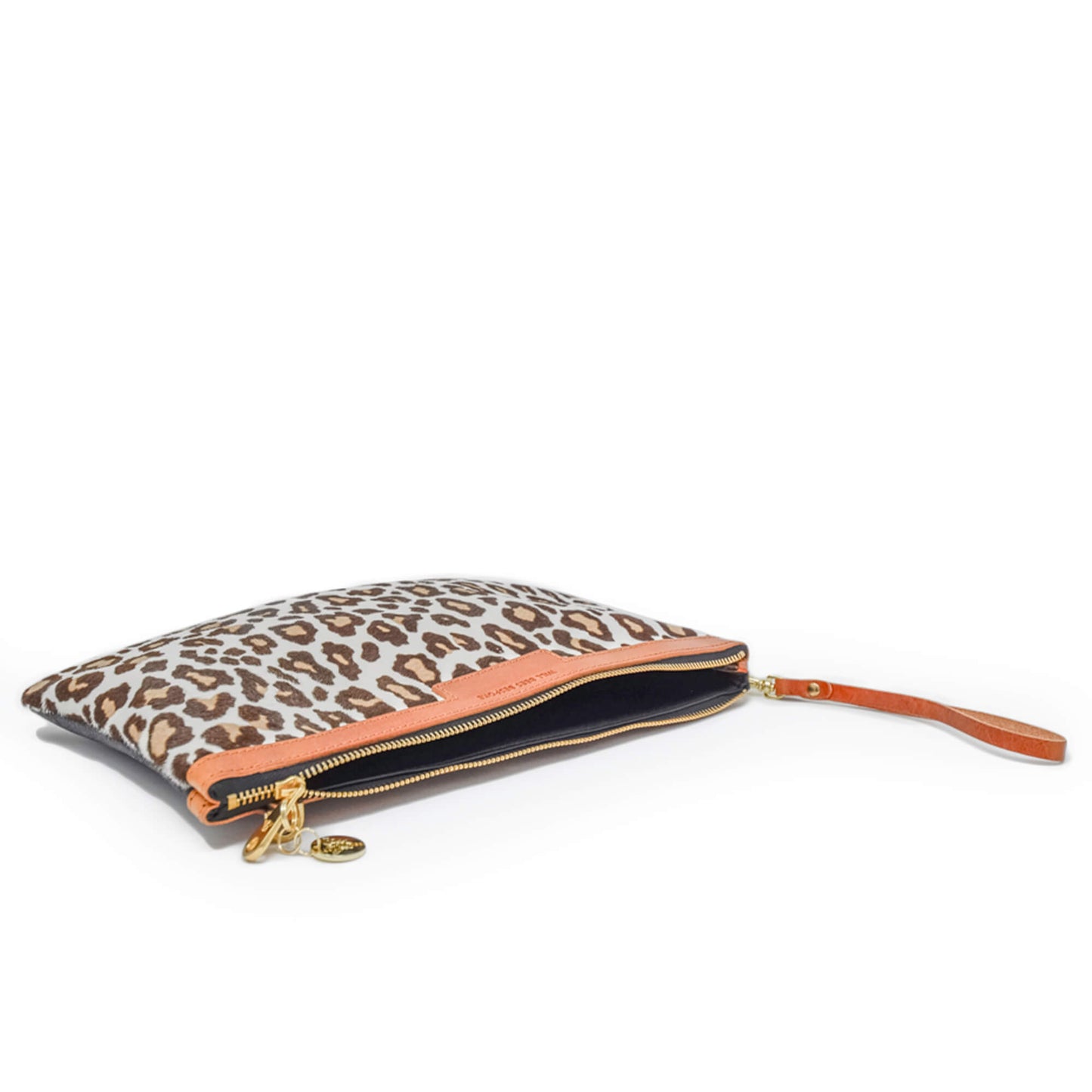 Oversized Diana 2 in 1 Clutch - White Leopard - Will Bees Bespoke