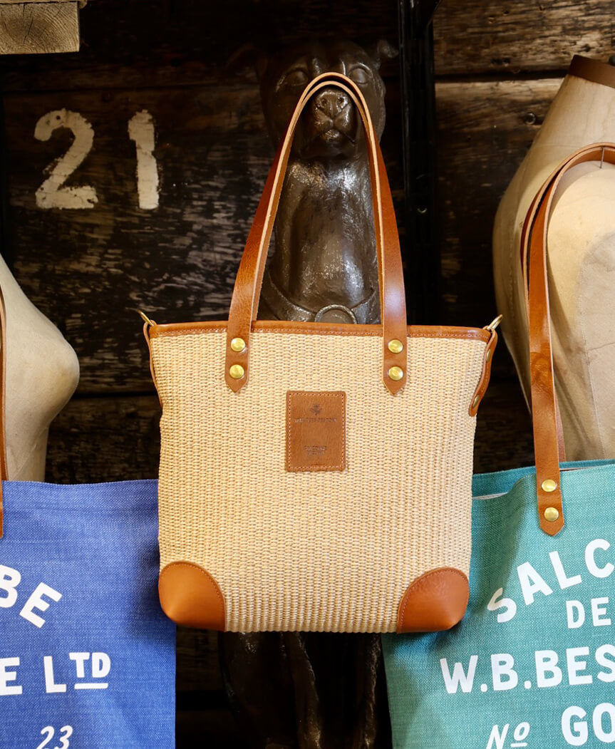 Small Tote - Raffia in Natural