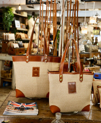 Small Tote - Raffia in Natural