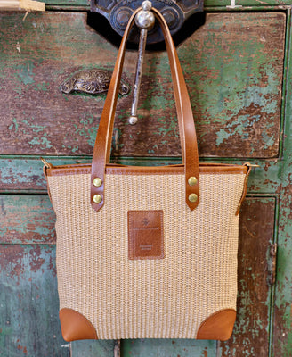 Small Tote - Raffia in Natural