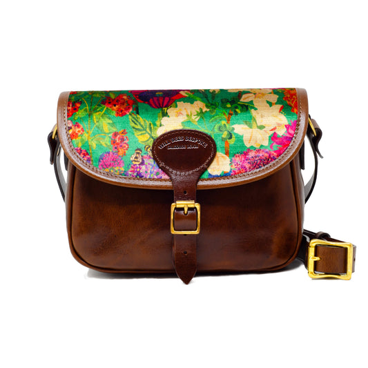 Rosalind Saddle Bag - Bee Story in Garden - Will Bees Bespoke