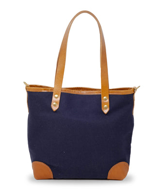 Small Tote - Cotton Twill in Navy