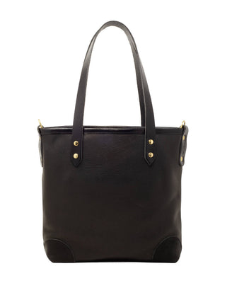 Small Tote - Zebra - Black Leather