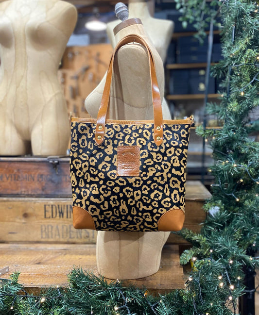 Small Tote - Abstract Leopard