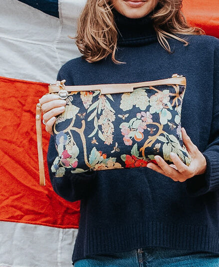 Oversized Diana 2 in 1 Clutch - Bee Tree in Sleep - Will Bees Bespoke