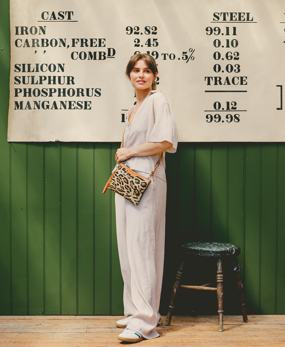 Diana 2 in 1 Clutch - Leopard Print