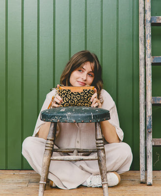 Mini Diana 2 in 1 Clutch - Abstract Leopard