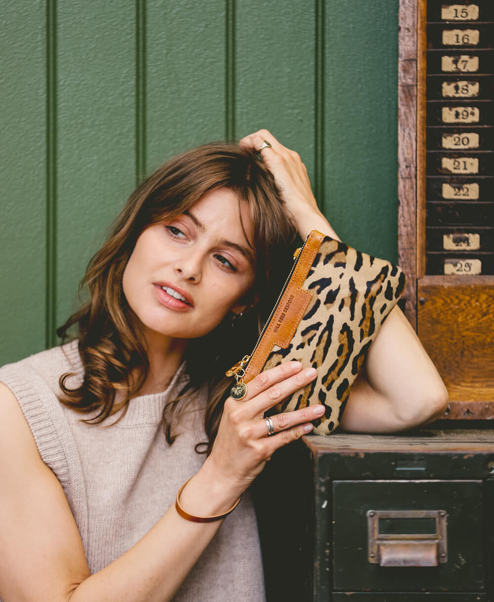 Mini Diana 2 in 1 Clutch - Leopard Print