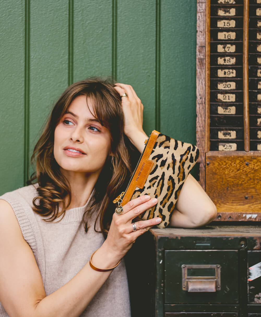 Mini Diana 2 in 1 Clutch - Leopard Print