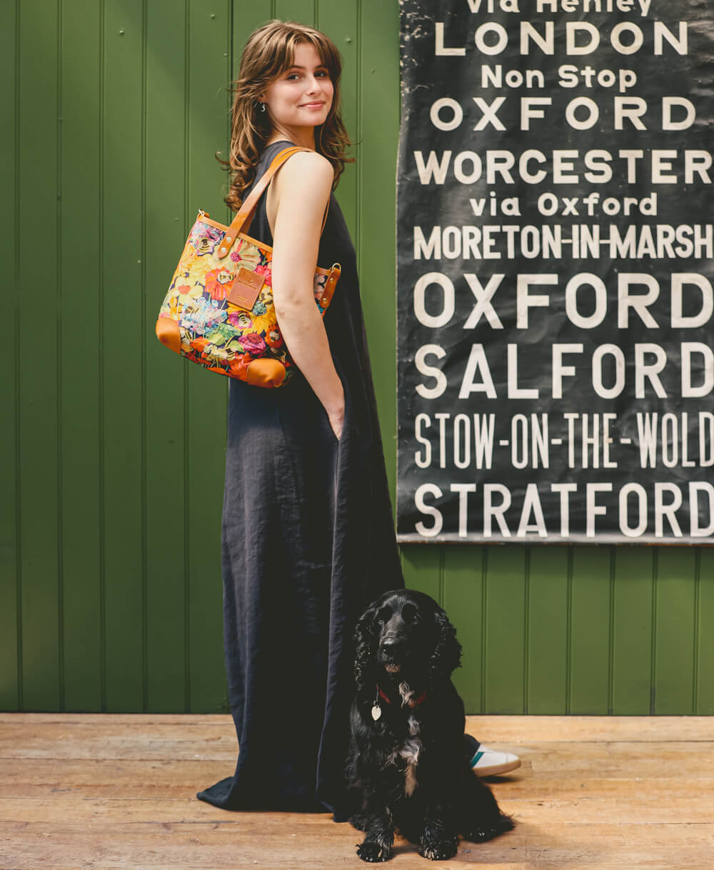 Small Tote - Bumblebee Garden in Midday Sun - Will Bees Bespoke